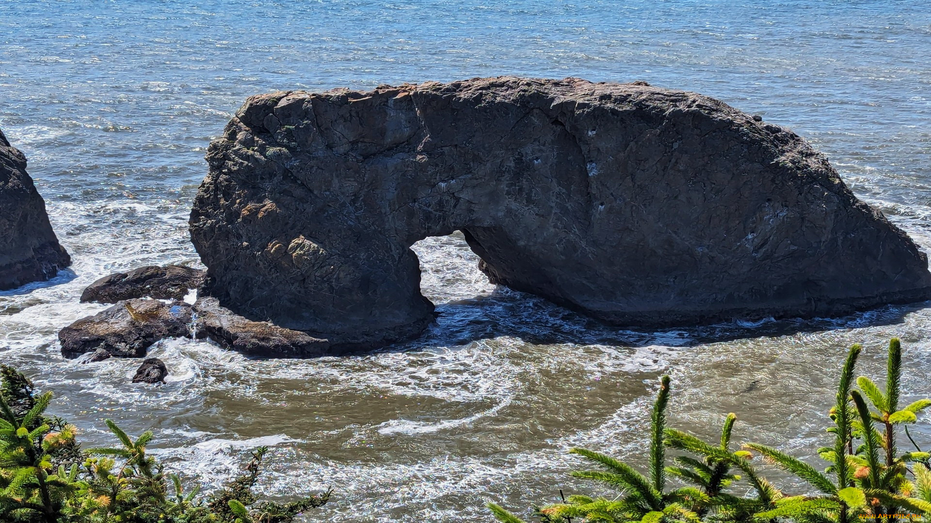 arch rock, samuel boardman state scenic corridor, , , arch, rock, samuel, boardman, state, scenic, corridor